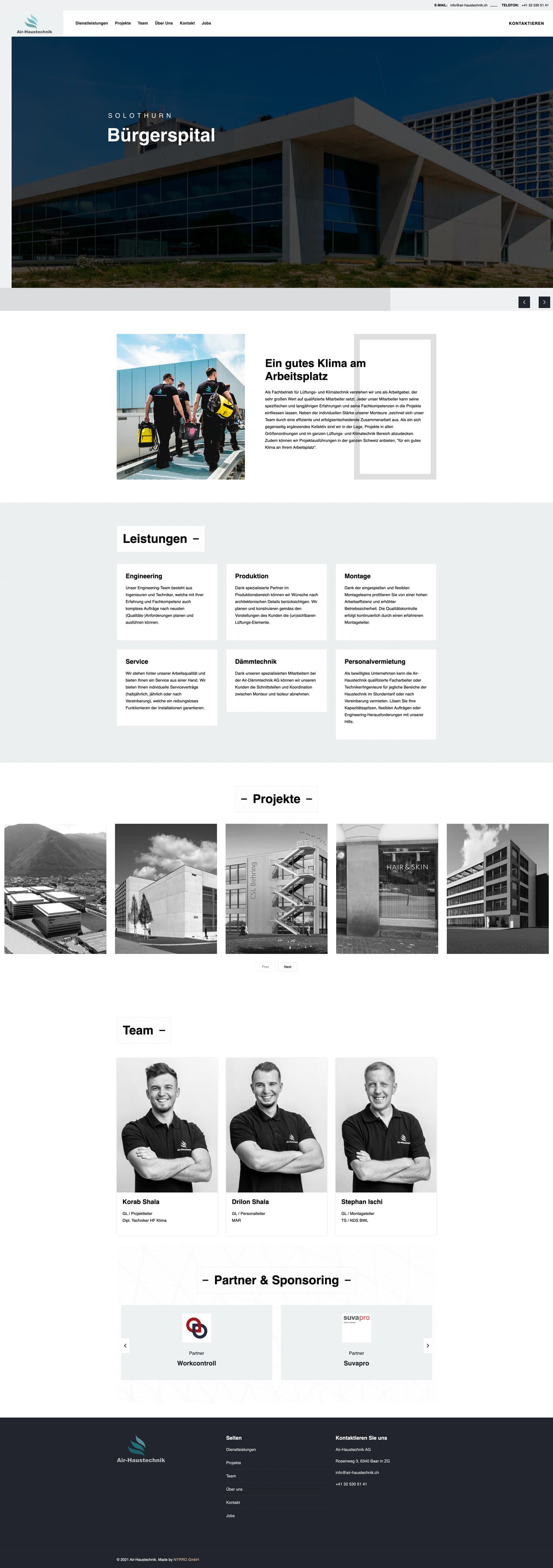Air Haustechnik Projekt Referenz